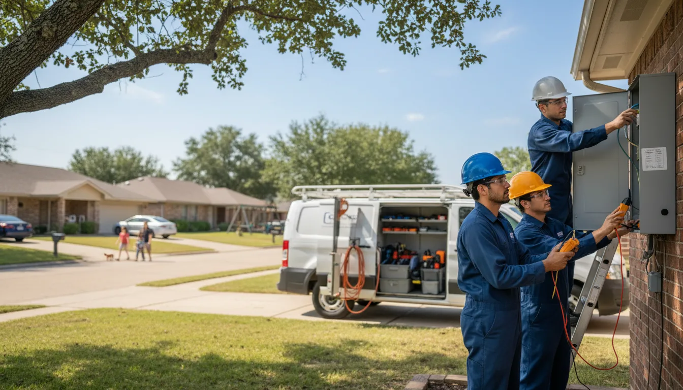 Certified electrician providing emergency electrical services in Towanda, KS